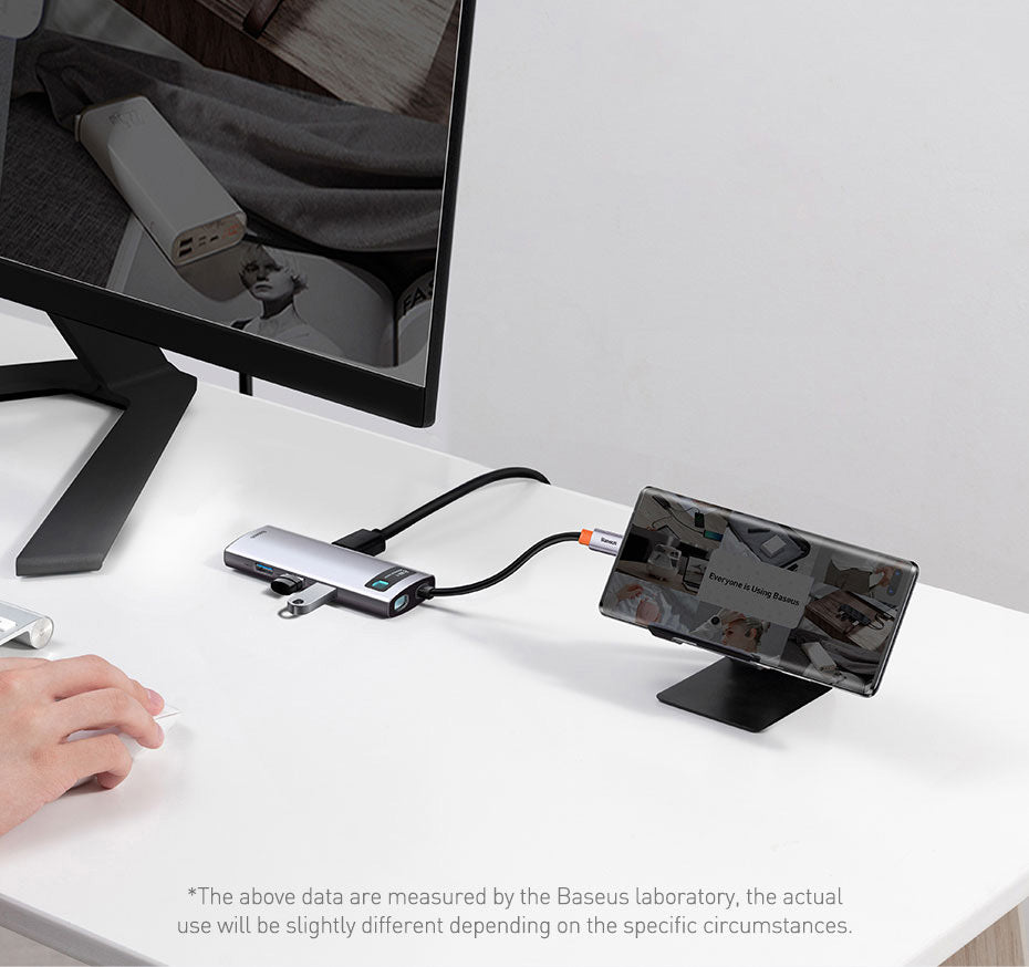 Compatible with Apple, Baseus Usb C Hub Type C To Hdmi-Compatible Usb